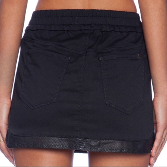 🦩NWT Joe's Leather Dance Jogger Skirt Tao sz XS - Picture 3 of 8